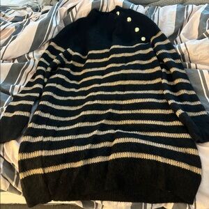 Sezane striped wool dress